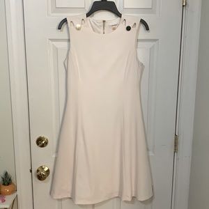 Calvin Klein sleeveless fit and flare dress